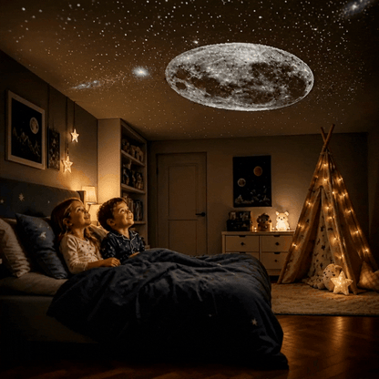 Veilleuse et projeteur de galaxie ajustable 360°