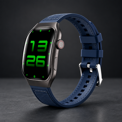 Montre Connectée – Écran Tactile Incurvé 2,01″, Appels Bluetooth 5.3, Suivi Sport & Notifications